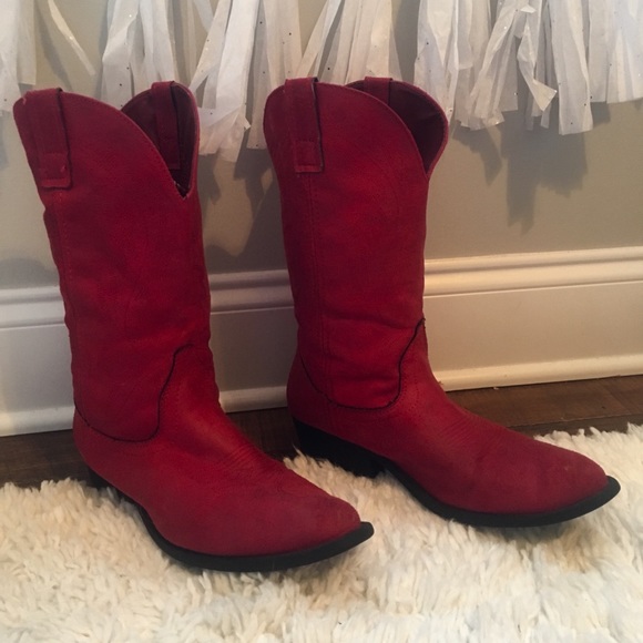 Shoes - Strawberry Cowgirl Boots